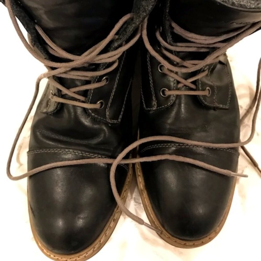 Restoration Mens Brody Lace Up Boots, Black